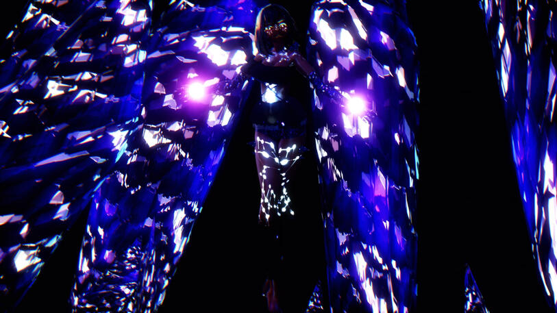 Crystals and outfit by me