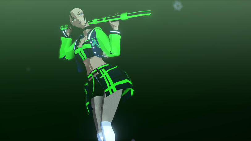 Baseball bat, texture edits and skirt by me
